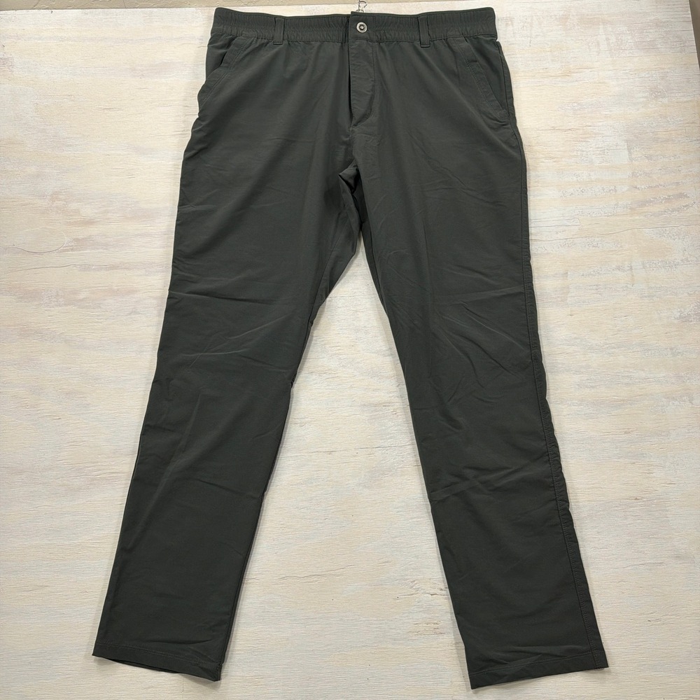 KUHL Pants Navigatr 40x34 Water Repellent Stretch Travel Grey Mens